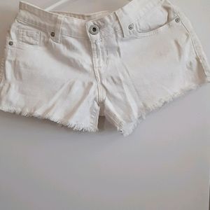 GUESS white shorts